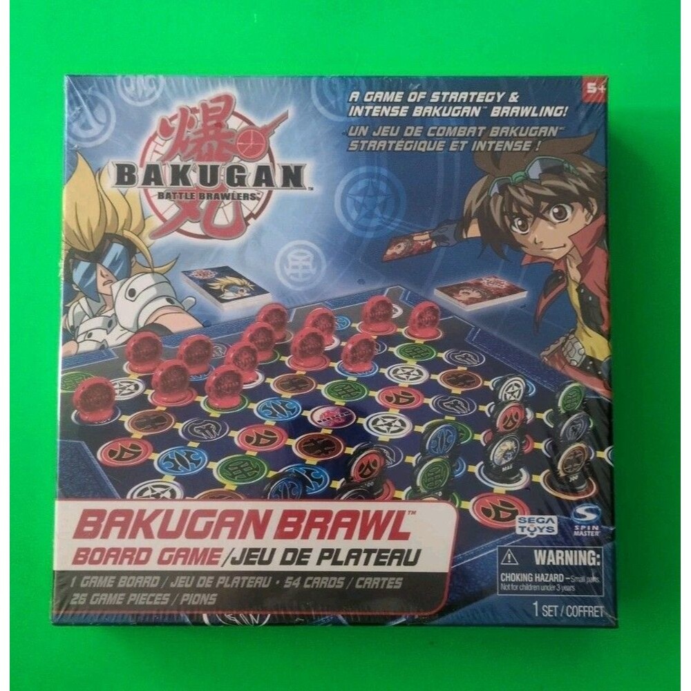Bakugan Brawl Battle Brawlers Board Game 2008 Spin Master Complete